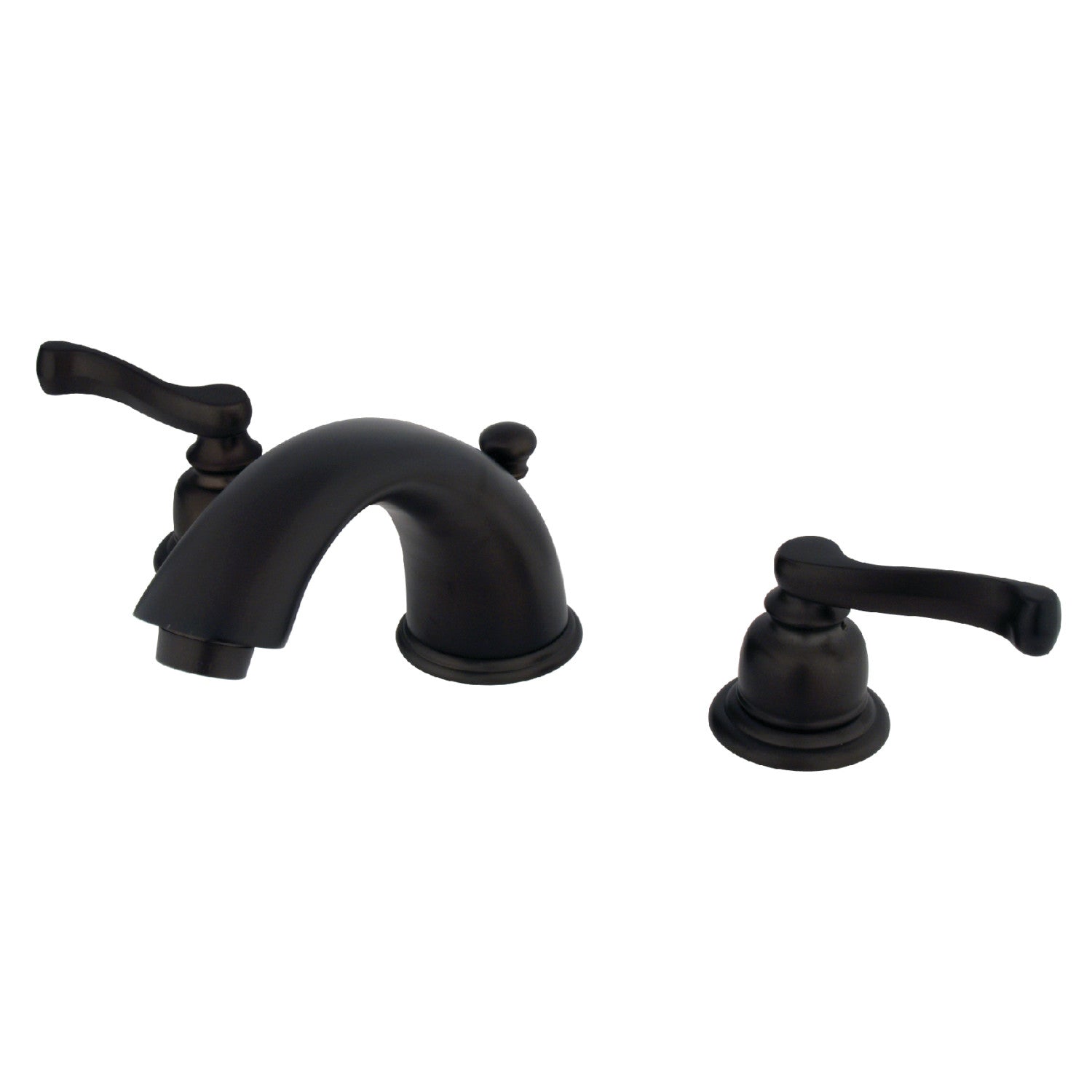 Kingston Tulare GKB965FL - Royale Two-Handle 3-Hole Deck Mount Widespread Bathroom Faucet with Pop-Up Drain, Oil Rubbed Bronze — image 1